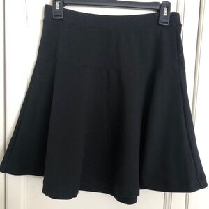 Black Flair Mini Skirt